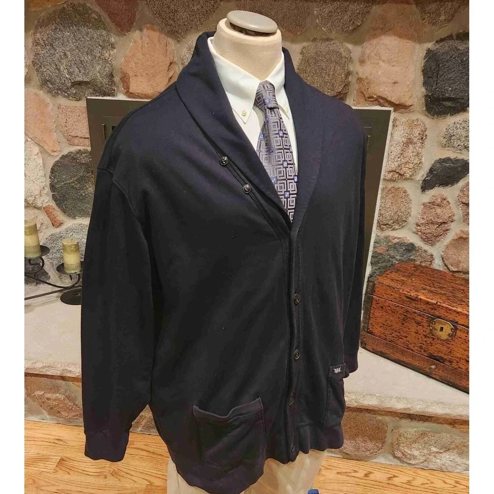 Polo Ralph Lauren Blazer Mens Shawl‎ Collar Cotton Button Up Size 2XB